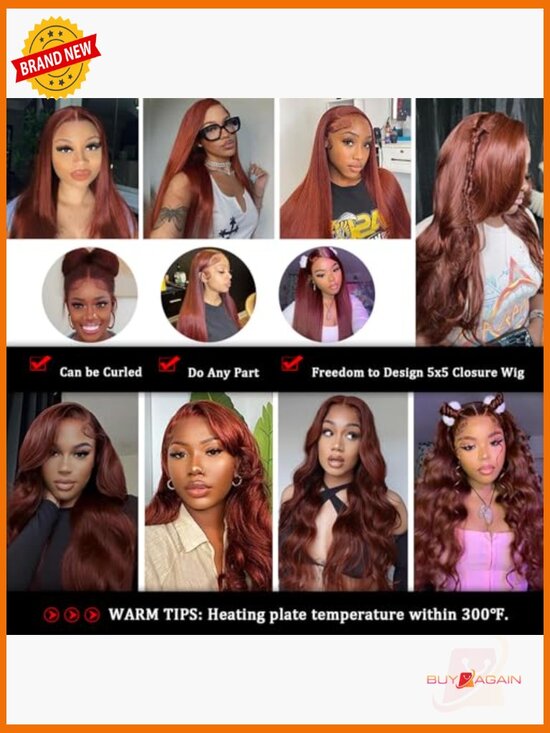 5x5 Closure Wig Human Hair Straight 180 Density Pre Plucked Glueless main image 5